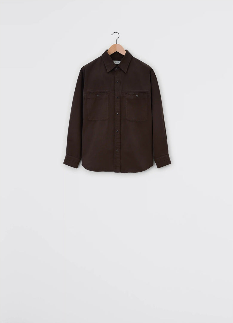 Christophe Lemaire CHEMISE EN DENIM À BOUTONS PRESSION