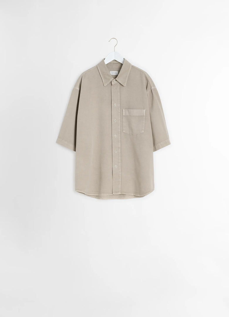 Christophe Lemaire CHEMISE EN DENIM À MANCHES COURTES