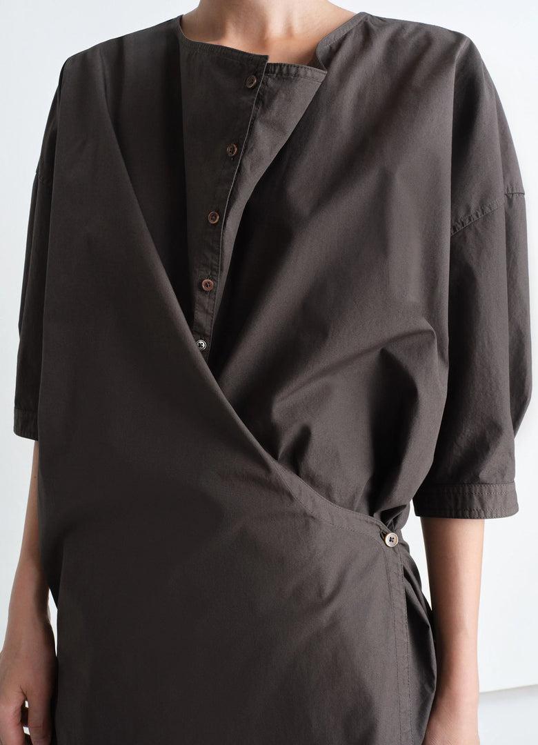 Christophe Lemaire CHEMISE TWISTED À MANCHES COURTES