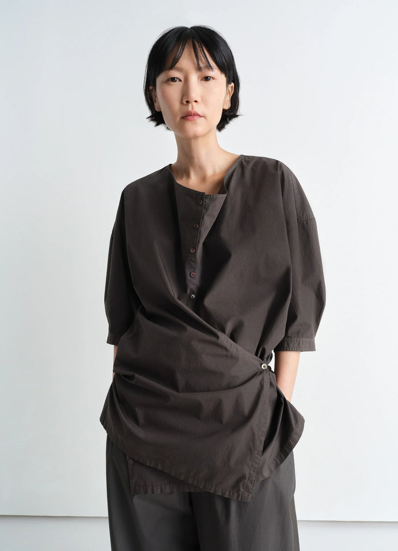 christophe lemaire CHEMISE TWISTED À MANCHES COURTES