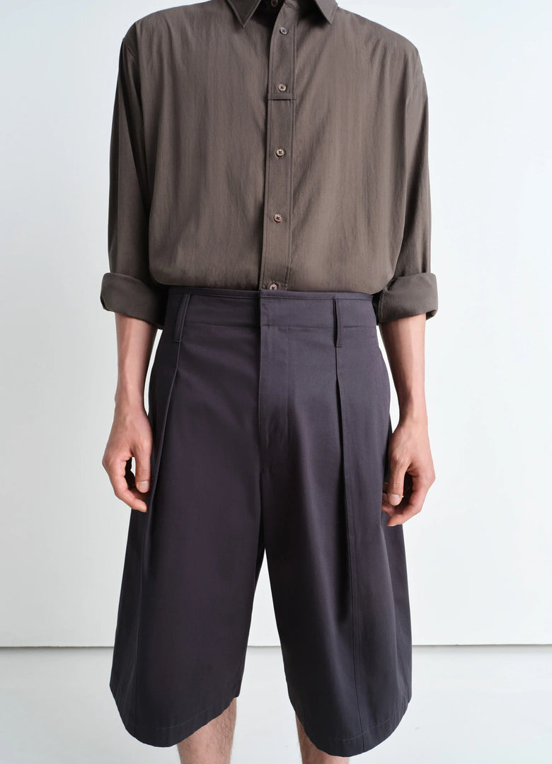 Christophe Lemaire BERMUDA MAXI À PLIS