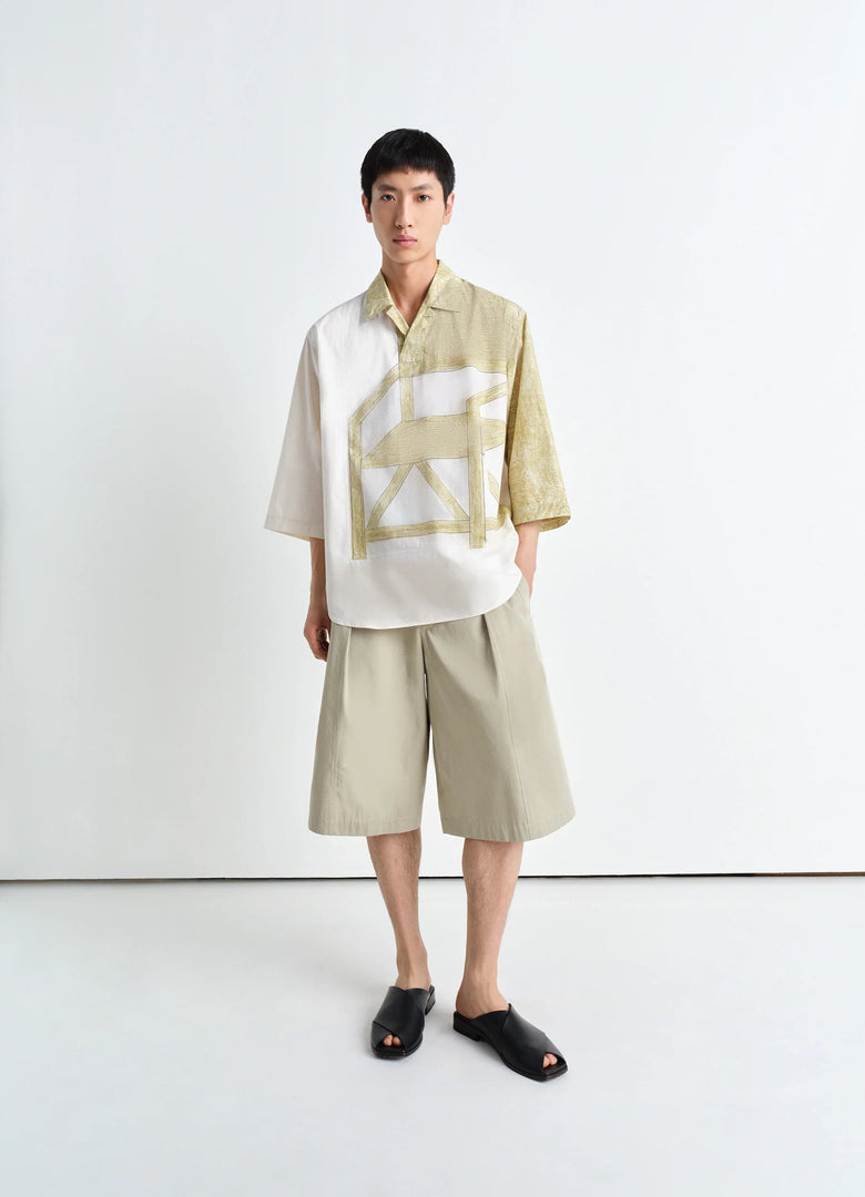 christophe lemaire BERMUDA MAXI À PLIS