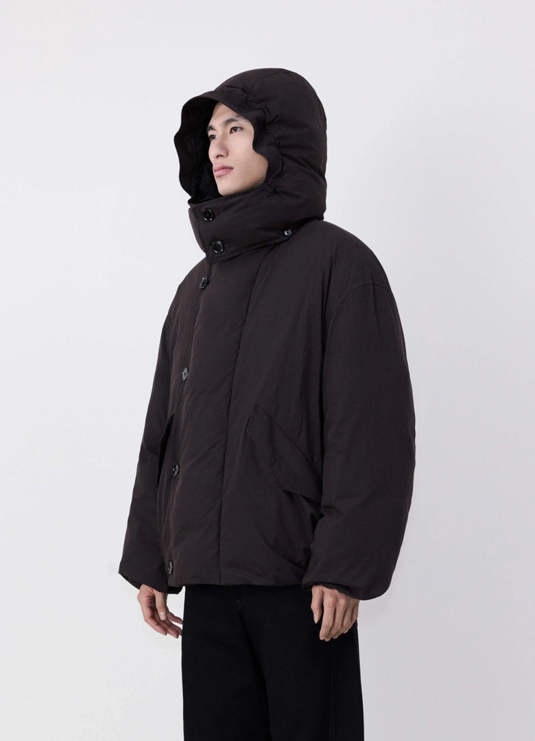 Christophe Lemaire BLOUSON MATELASSÉ À CAPUCHE