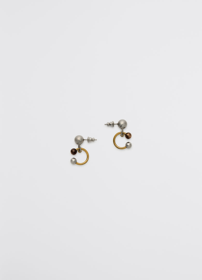christophe lemaire BOUCLES D'OREILLE RATTLE