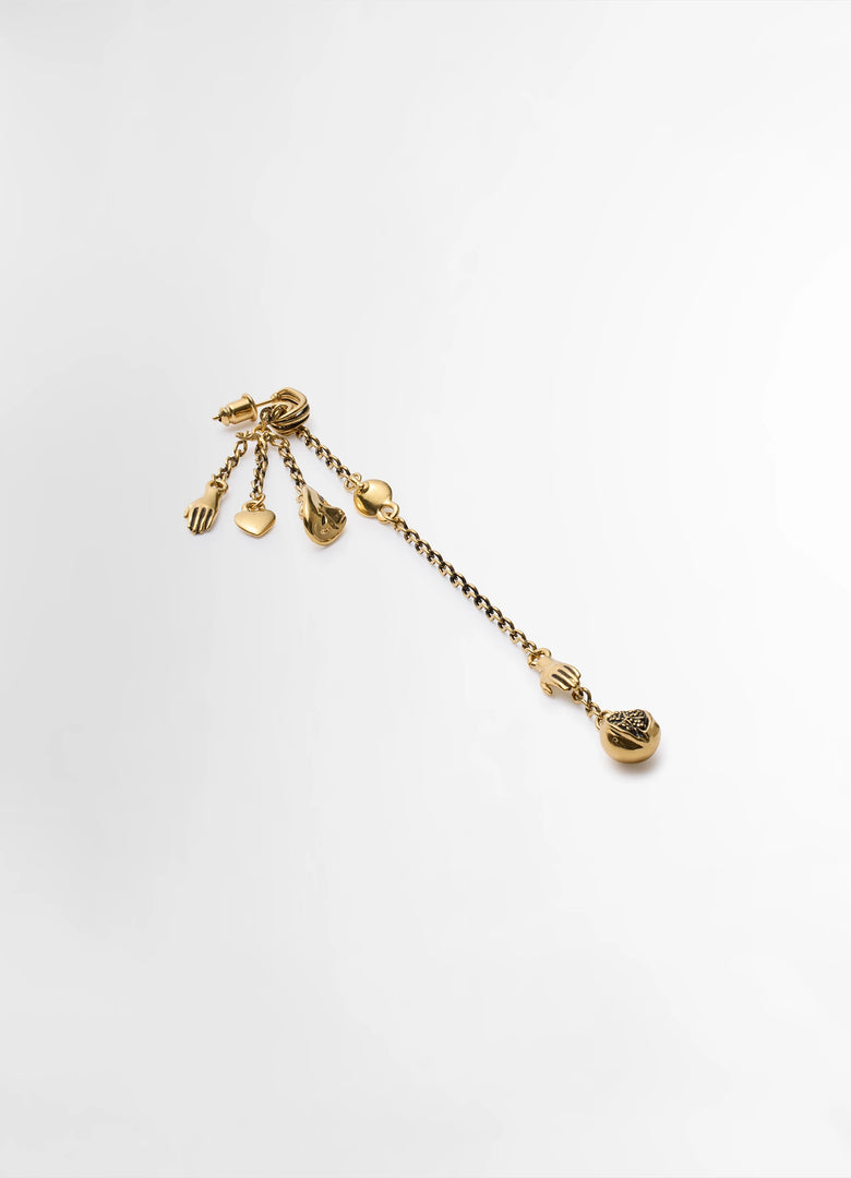 Christophe Lemaire BOUCLES D'OREILLES ESTAMPE