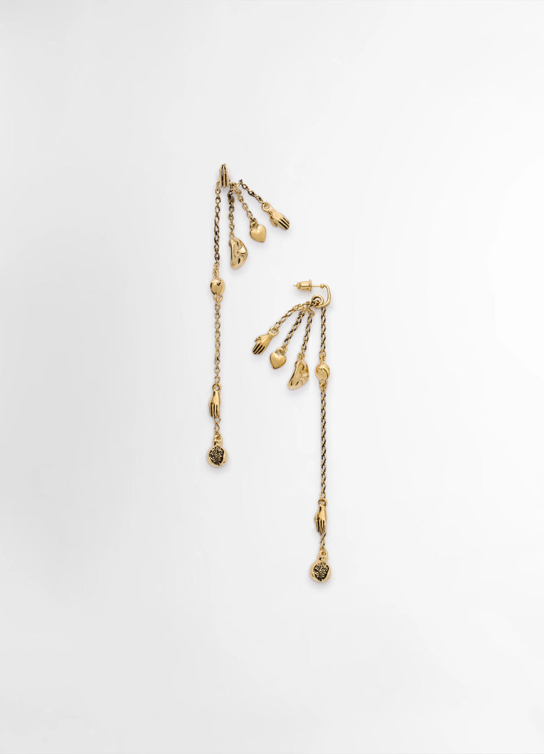 christophe lemaire BOUCLES D'OREILLES ESTAMPE