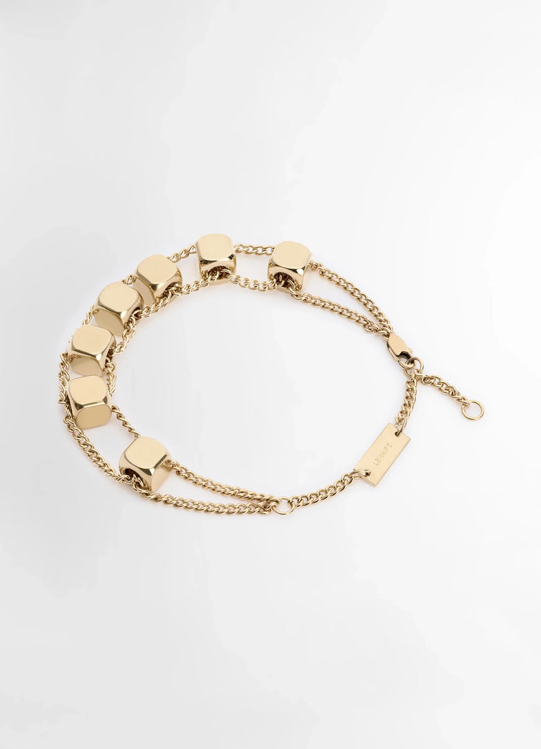 Christophe Lemaire BRACELET ABACUS GOLD