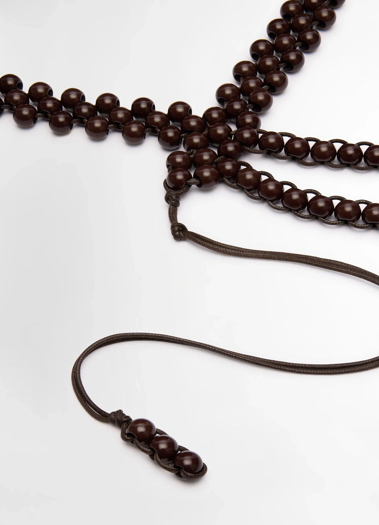 Christophe Lemaire CEINTURE BRETELLES À PERLES