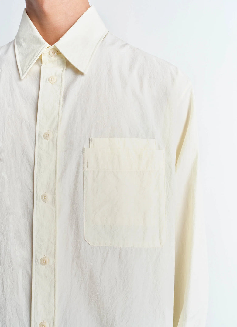 Christophe Lemaire CHEMISE À DOUBLE POCHE