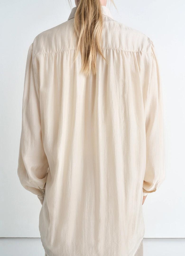 Christophe Lemaire CHEMISE LÉGÈRE À COL POINTU