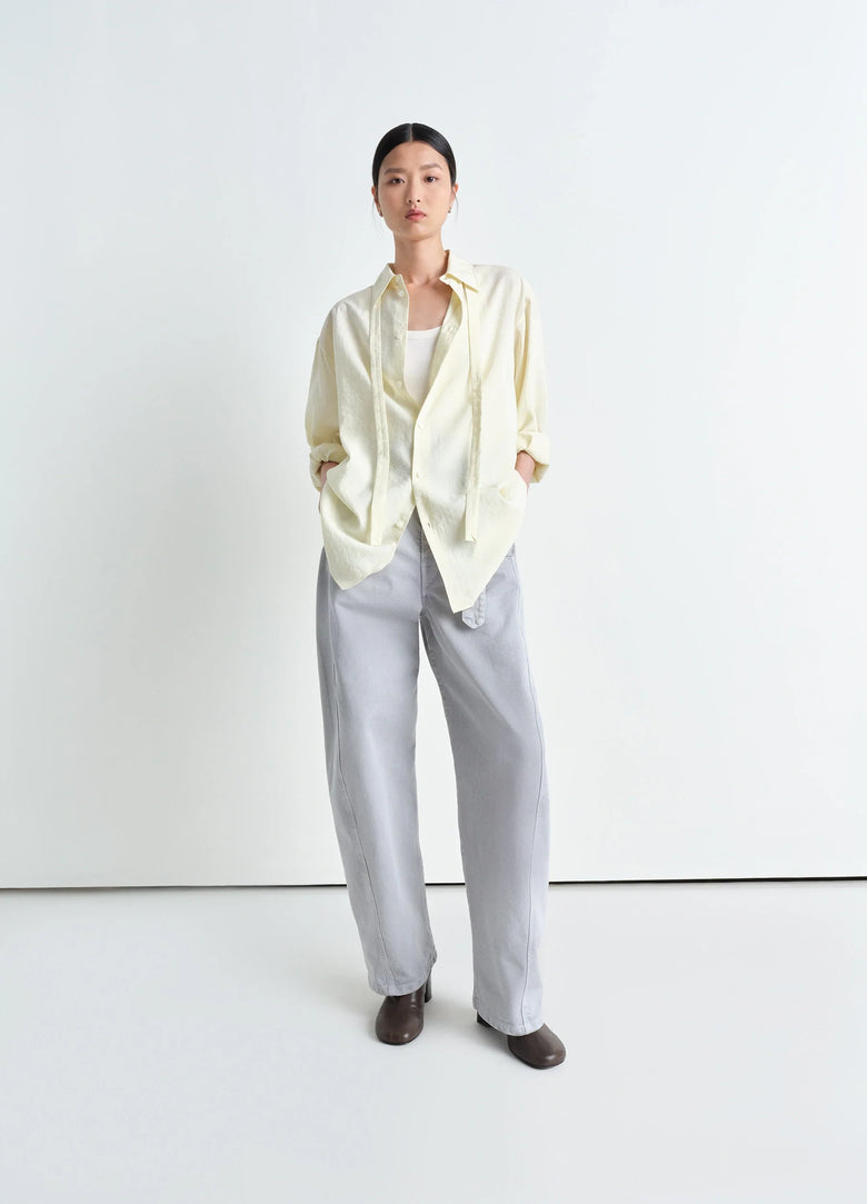 Christophe Lemaire CHEMISE LONGUE À CRAVATE