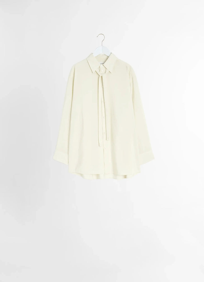Christophe Lemaire CHEMISE LONGUE À CRAVATE