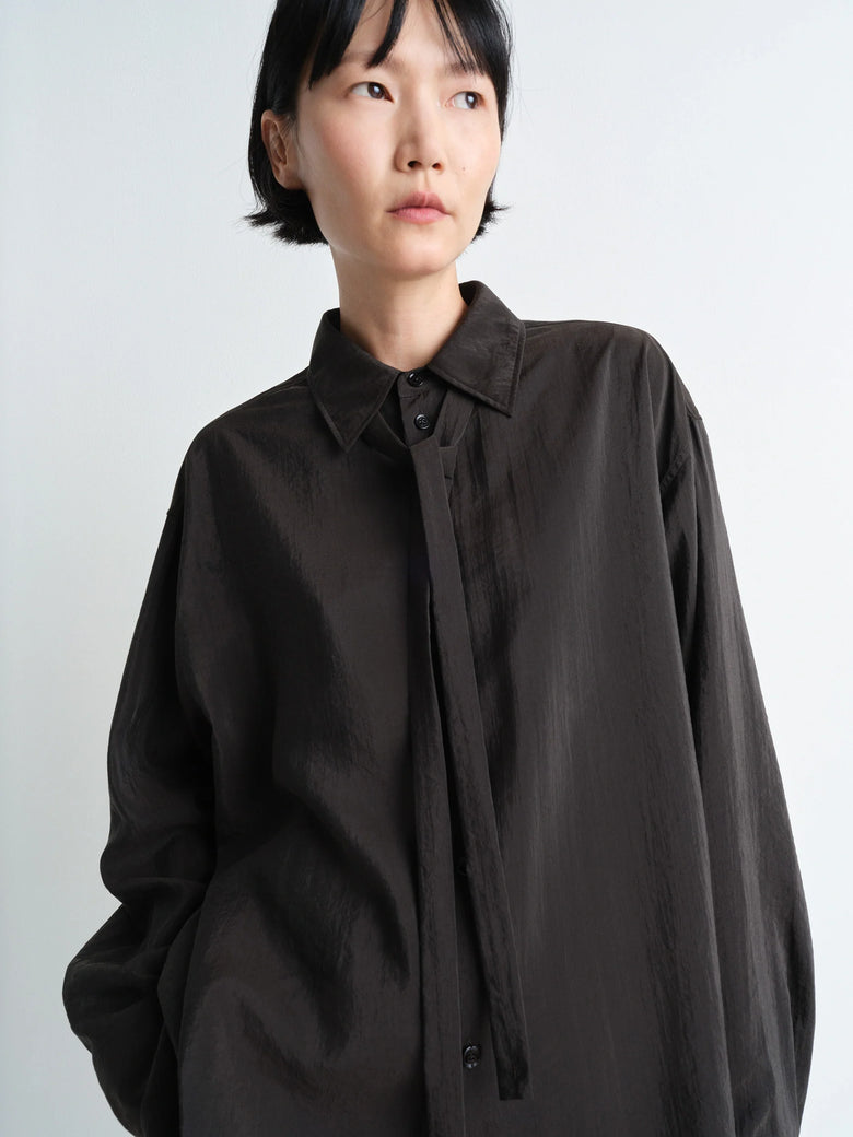 Christophe Lemaire CHEMISE LONGUE À CRAVATE