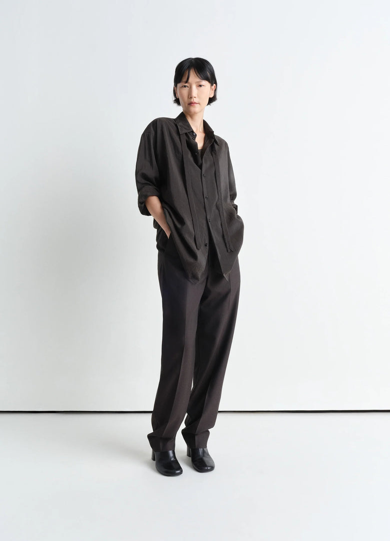 Christophe Lemaire CHEMISE LONGUE À CRAVATE