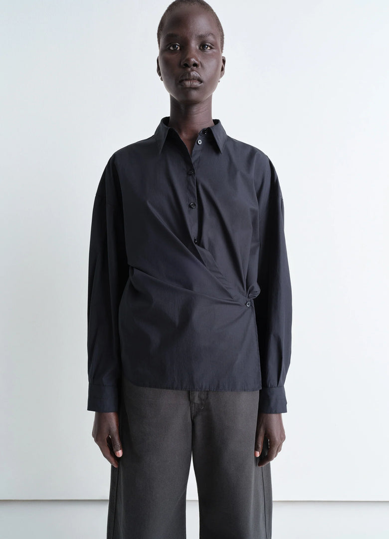christophe lemaire CHEMISE TWISTED À COL CLASSIQUE