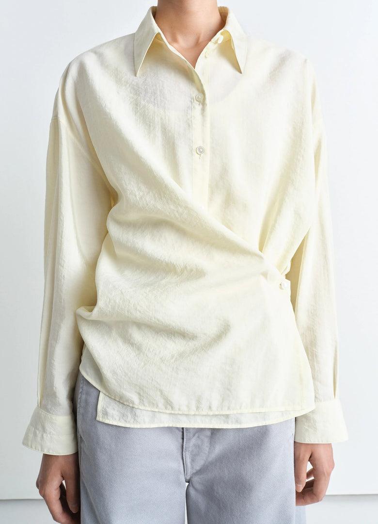 christophe lemaire CHEMISE TWISTED À COL CLASSIQUE