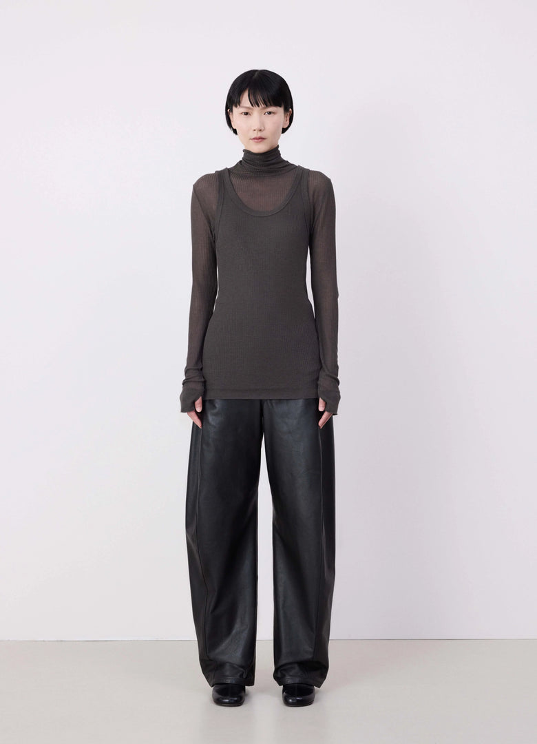 Christophe Lemaire DÉBARDEUR CÔTELÉ SANS COUTURES