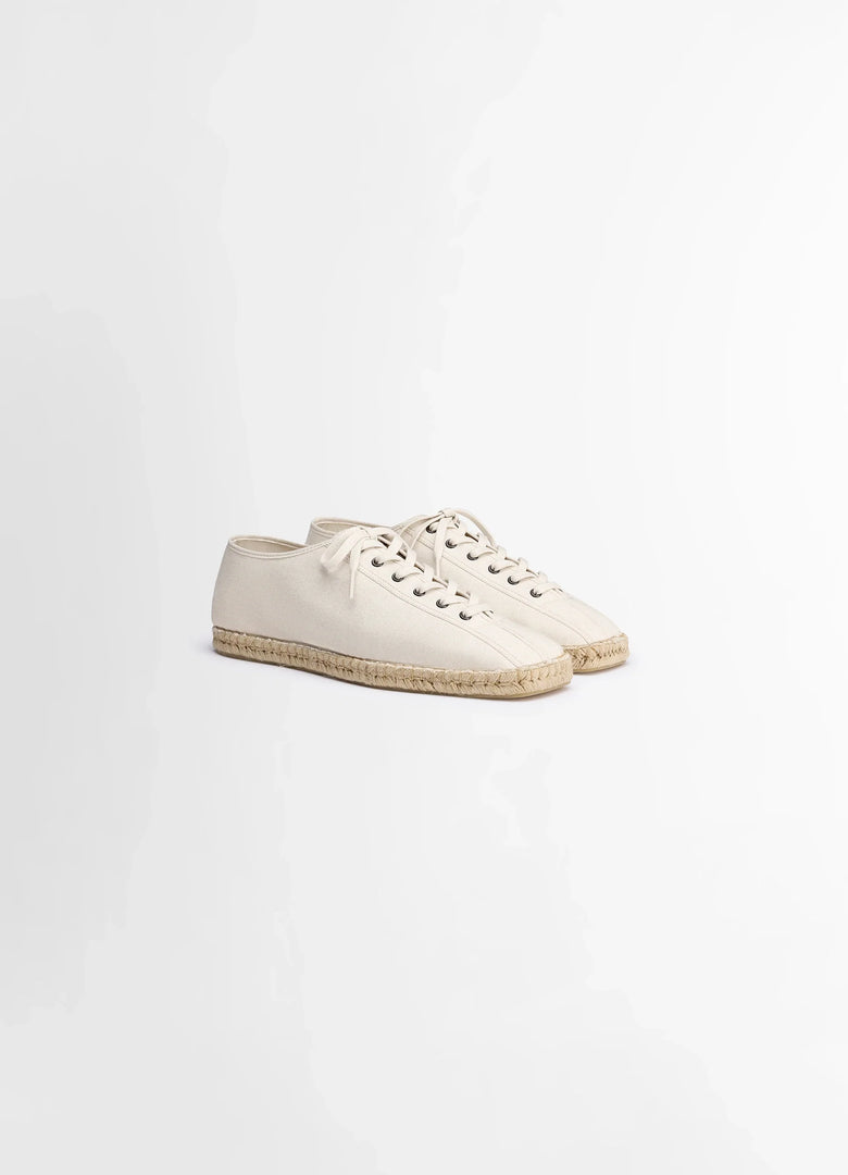 Christophe Lemaire ESPADRILLES LINOLÉUM À LACETS