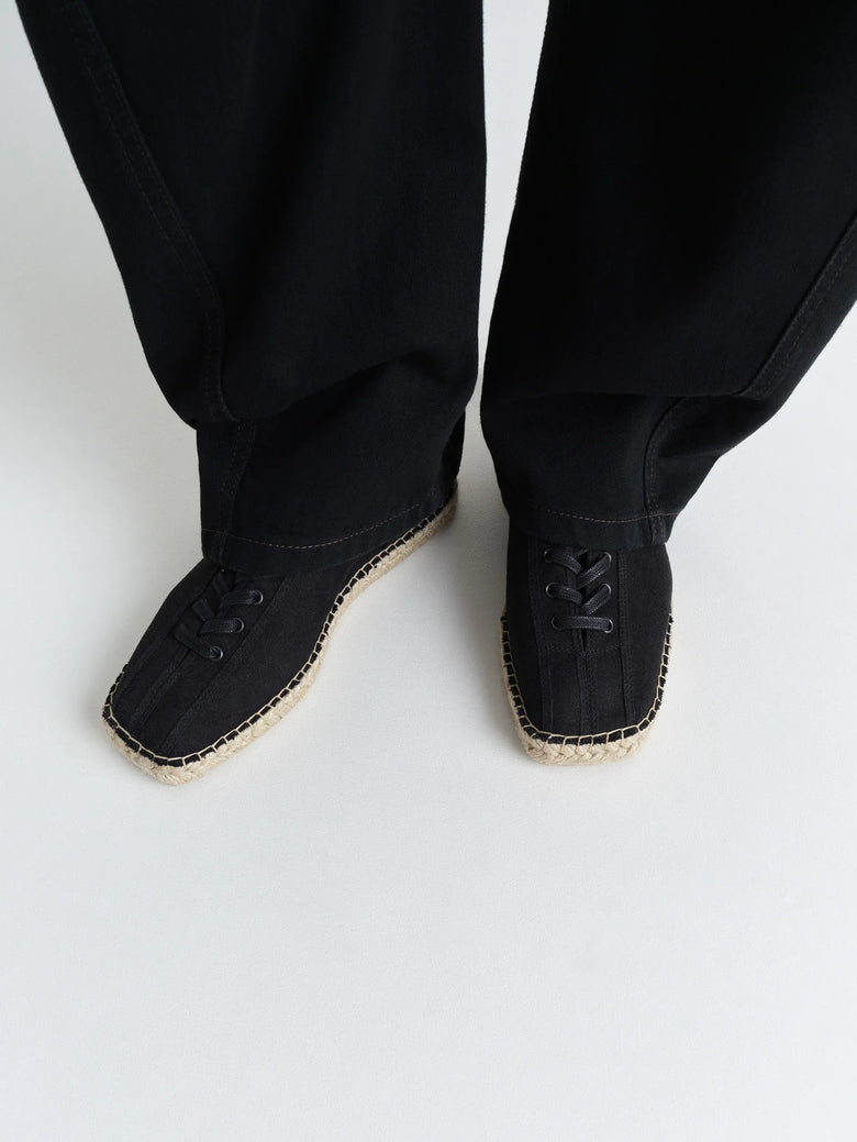 Christophe Lemaire ESPADRILLES LINOLÉUM À LACETS