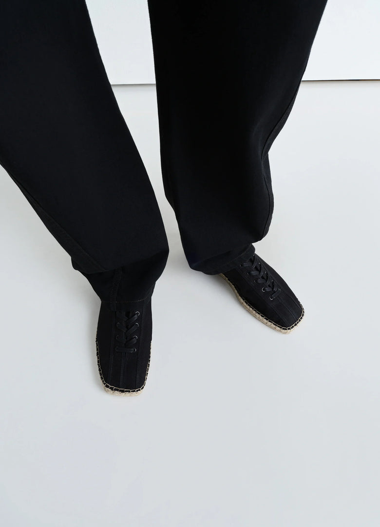 Christophe Lemaire ESPADRILLES LINOLÉUM À LACETS