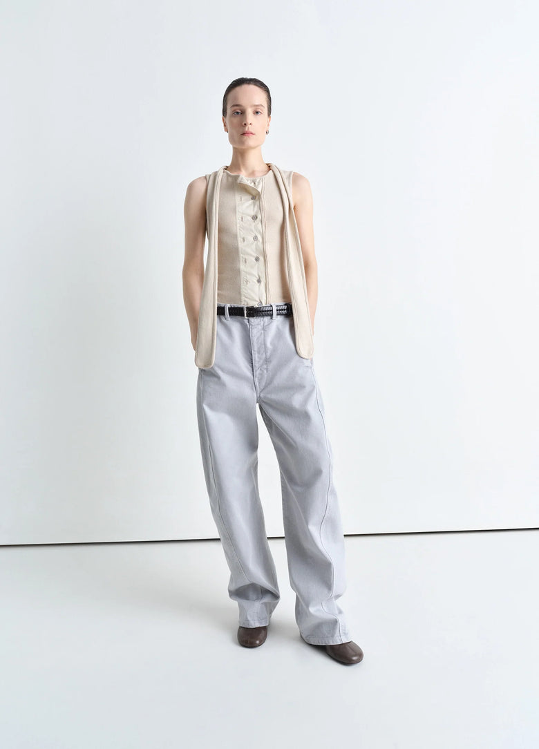 Christophe Lemaire HAUT AJUSTÉ ASYMÉTRIQUE