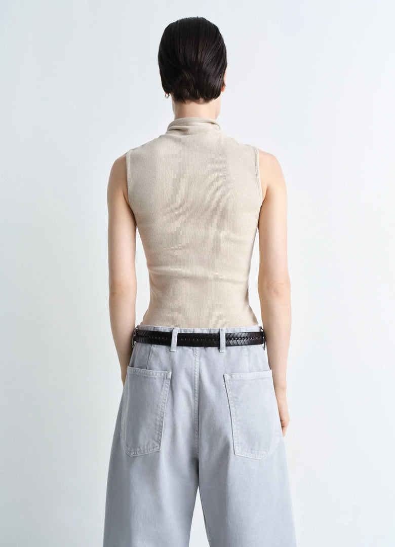 Christophe Lemaire HAUT AJUSTÉ ASYMÉTRIQUE