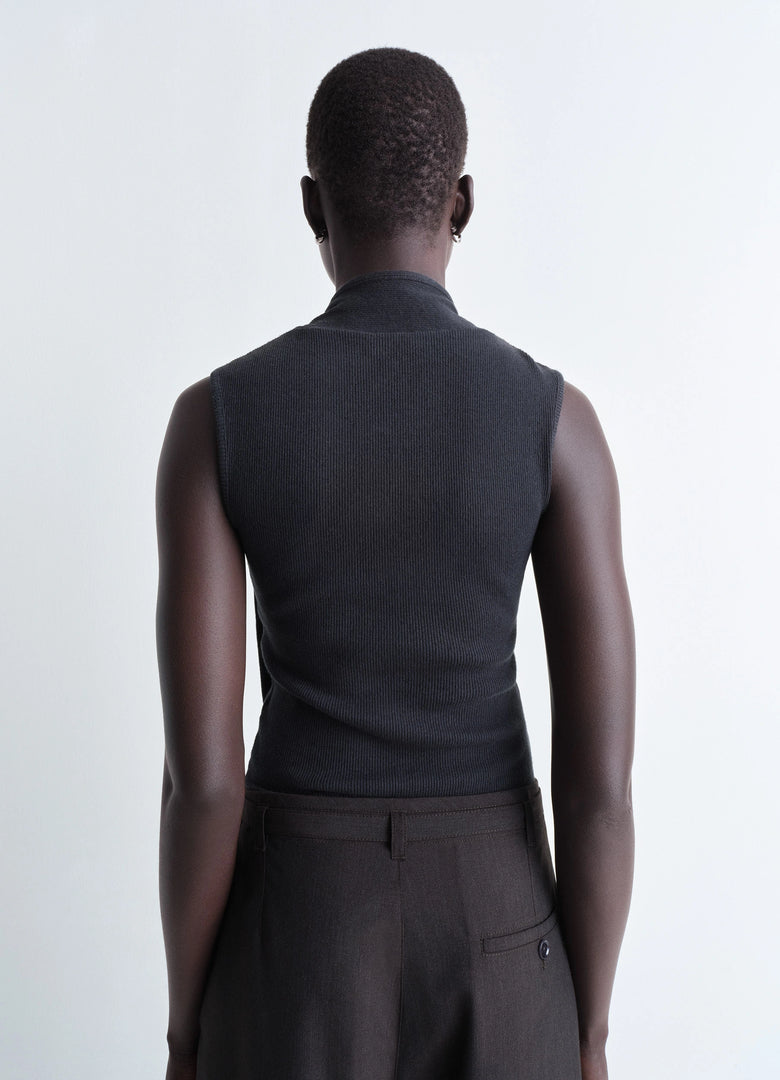 Christophe Lemaire HAUT AJUSTÉ ASYMÉTRIQUE