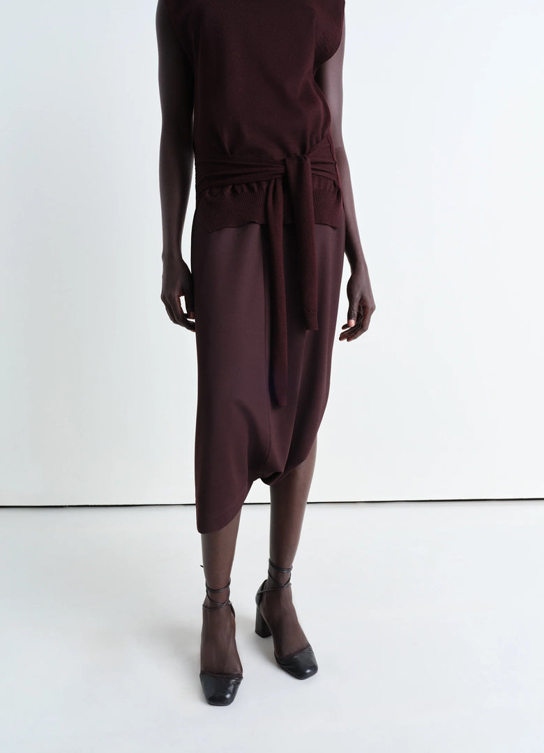 Christophe Lemaire JUPE À OURLET TWISTED