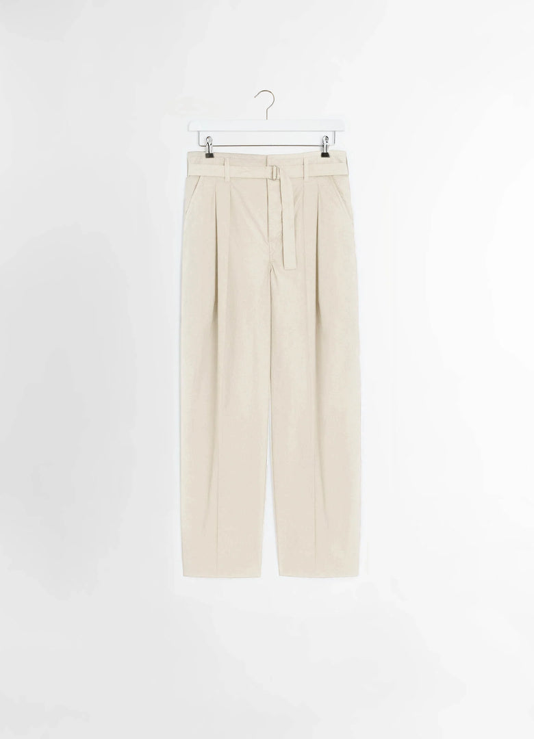 Christophe Lemaire PANTALON À PLIS CEINTURÉ