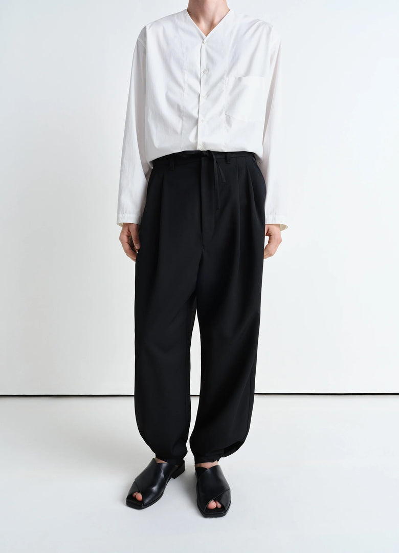 Christophe Lemaire PANTALON À PLIS ET CORDON