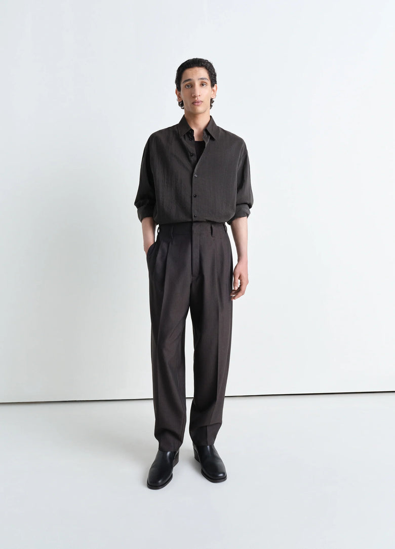 christophe lemaire PANTALON À PLIS