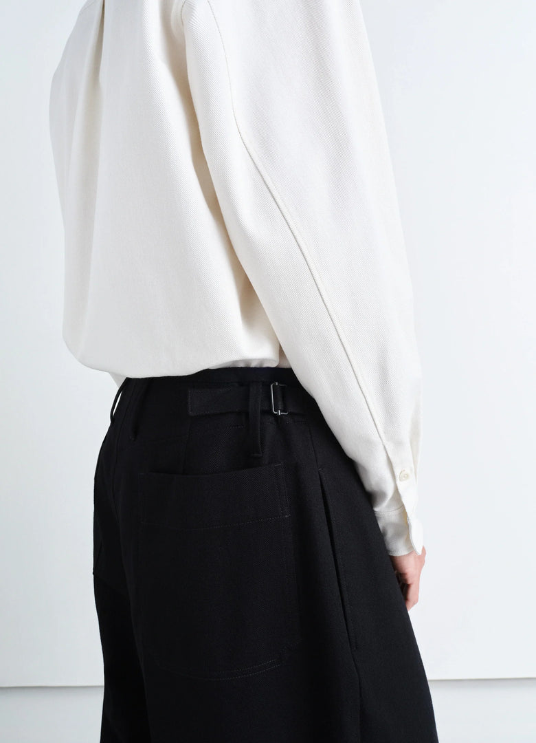 Christophe Lemaire PANTALON CAROTTE À PLIS