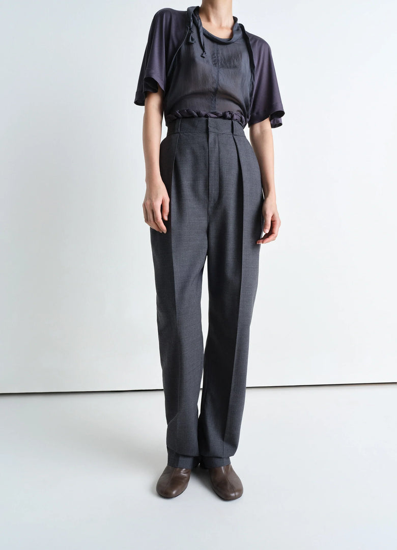 Christophe Lemaire PANTALON SOUPLE À FOURCHE BASSE
