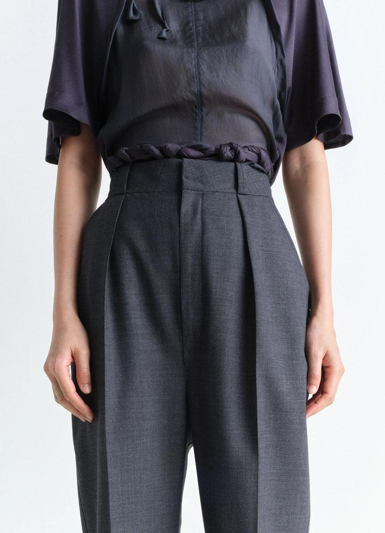 Christophe Lemaire PANTALON SOUPLE À FOURCHE BASSE