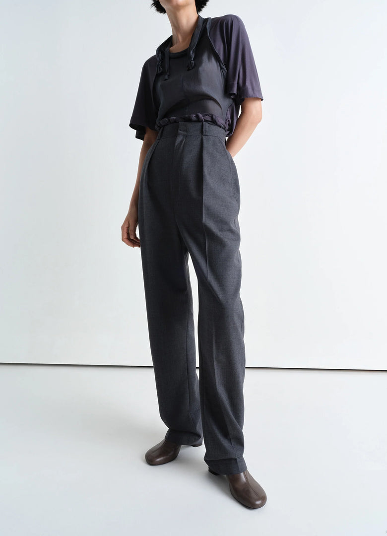 Christophe Lemaire PANTALON SOUPLE À FOURCHE BASSE
