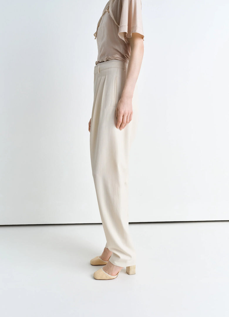 Christophe Lemaire PANTALON TAILLEUR PLISSÉ