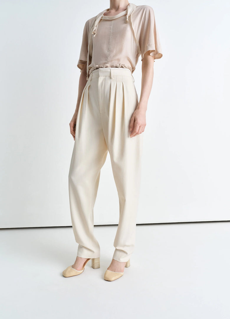 christophe lemaire PANTALON TAILLEUR PLISSÉ