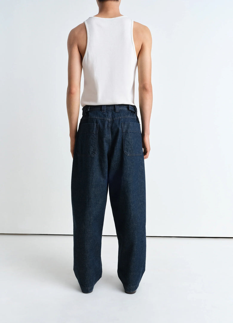 Christophe Lemaire PANTALON WORKWEAR À PLIS