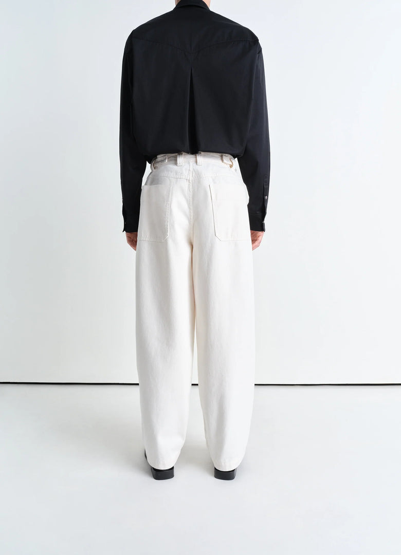 Christophe Lemaire PANTALON WORKWEAR À PLIS