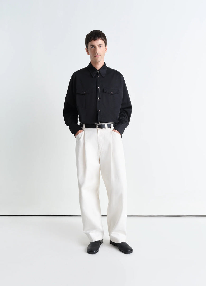 christophe lemaire PANTALON WORKWEAR À PLIS