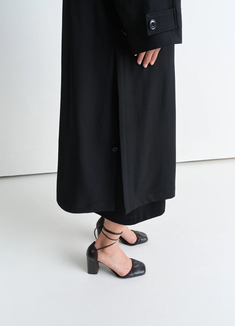 Christophe Lemaire PARDESSUS CEINTURÉ À FENTES