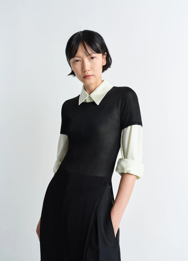 Christophe Lemaire ROBE COLONNE À FENTES