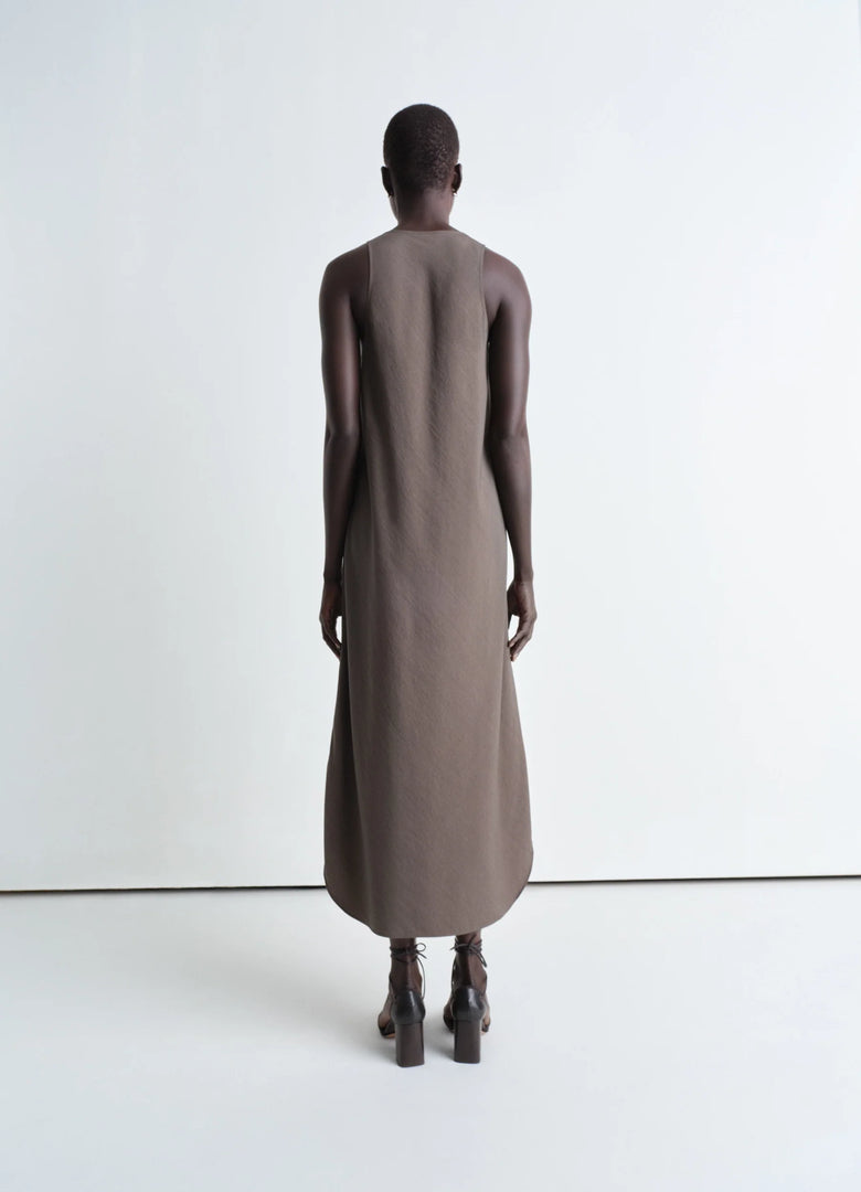 Christophe Lemaire ROBE DÉBARDEUR COUPÉE EN BIAIS