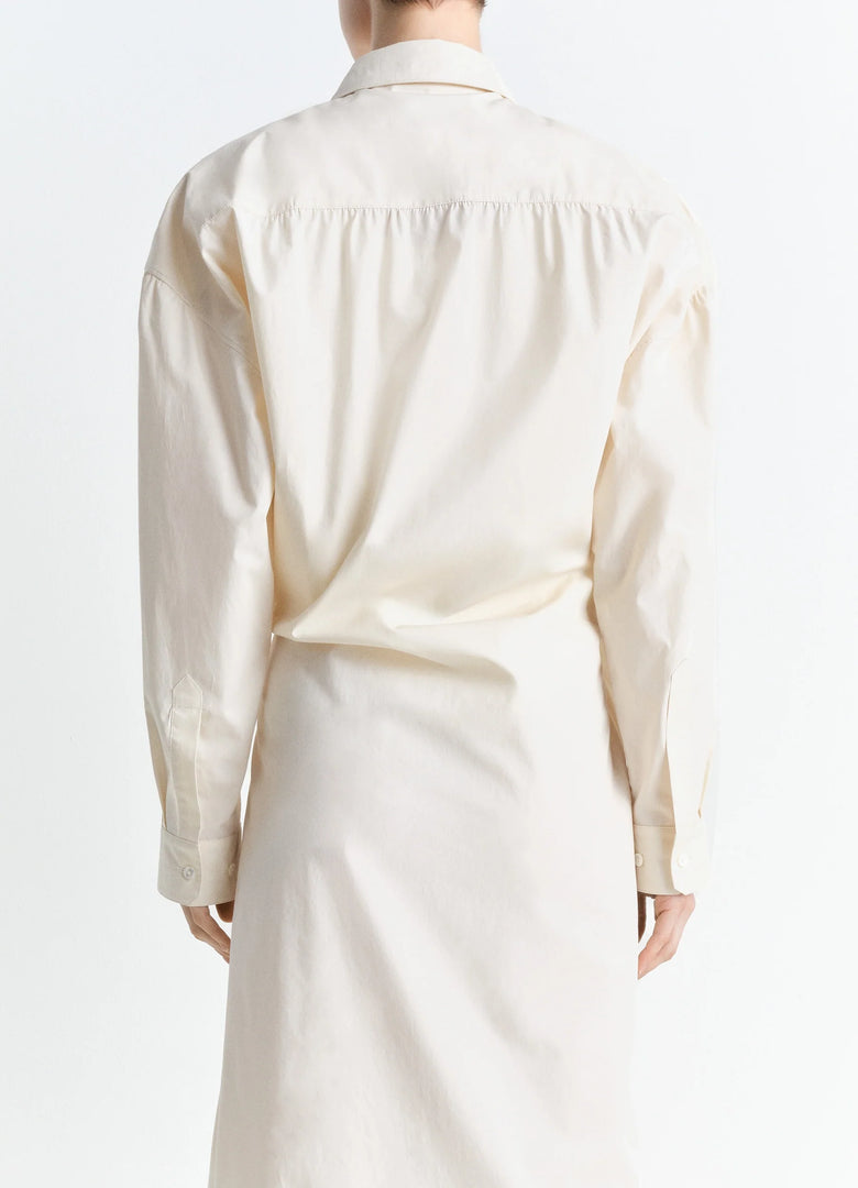 Christophe Lemaire ROBE TWISTED À COL DROIT