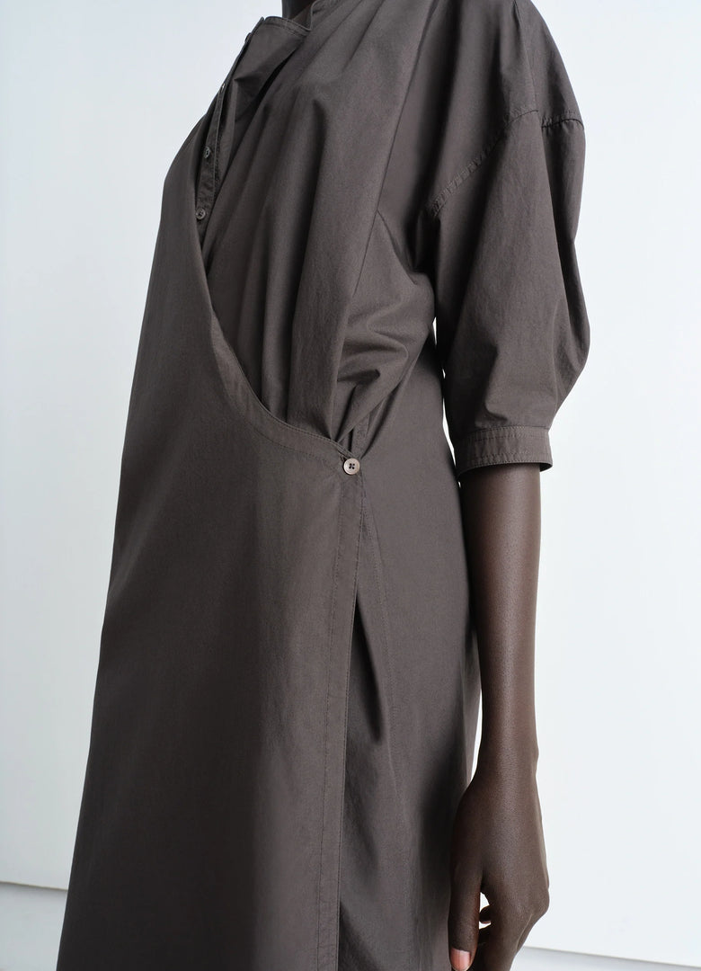 Christophe Lemaire ROBE TWISTED À MANCHES COURTES