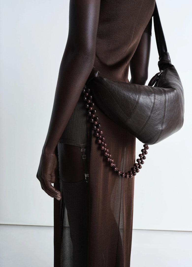 Christophe Lemaire SAC CROISSANT MEDIUM À PERLES