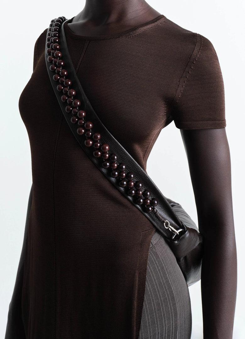 Christophe Lemaire SAC CROISSANT MEDIUM À PERLES