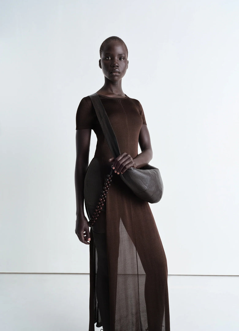 Christophe Lemaire SAC CROISSANT MEDIUM À PERLES