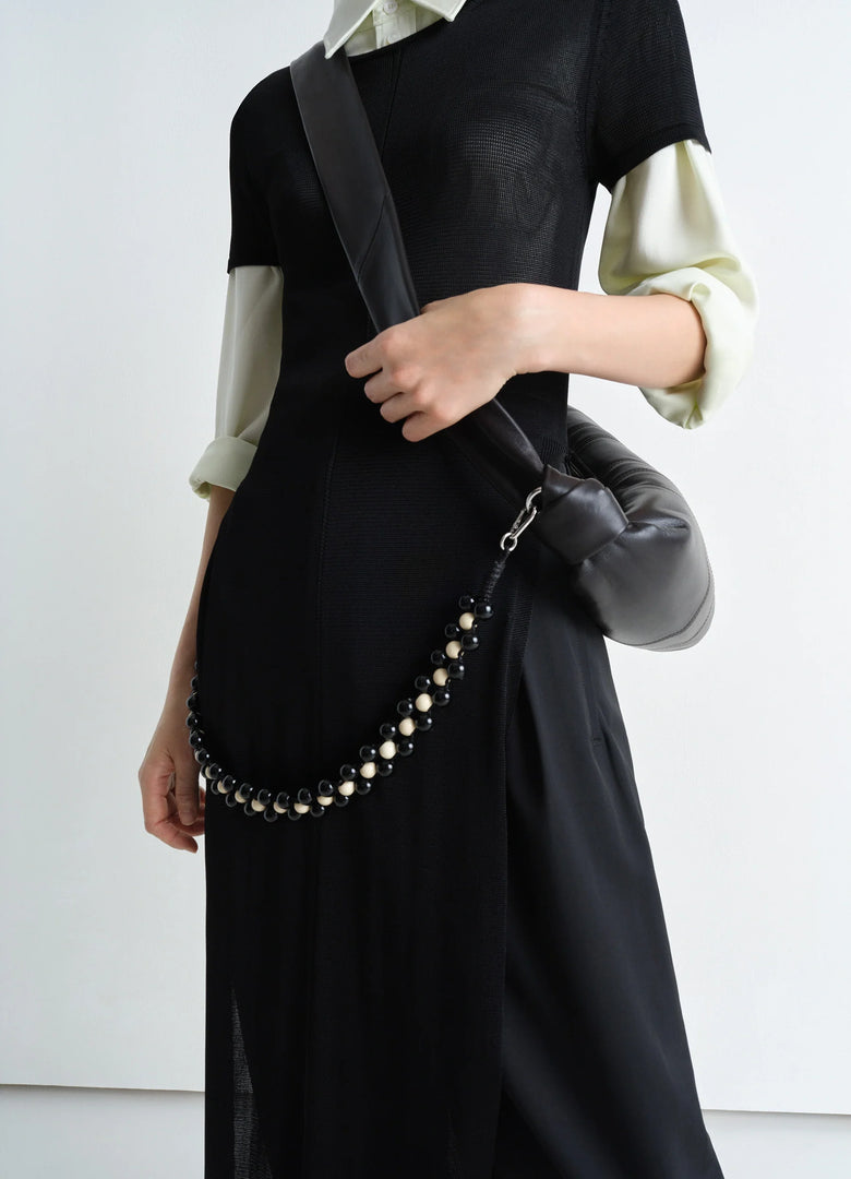 Christophe Lemaire SAC CROISSANT MEDIUM À PERLES