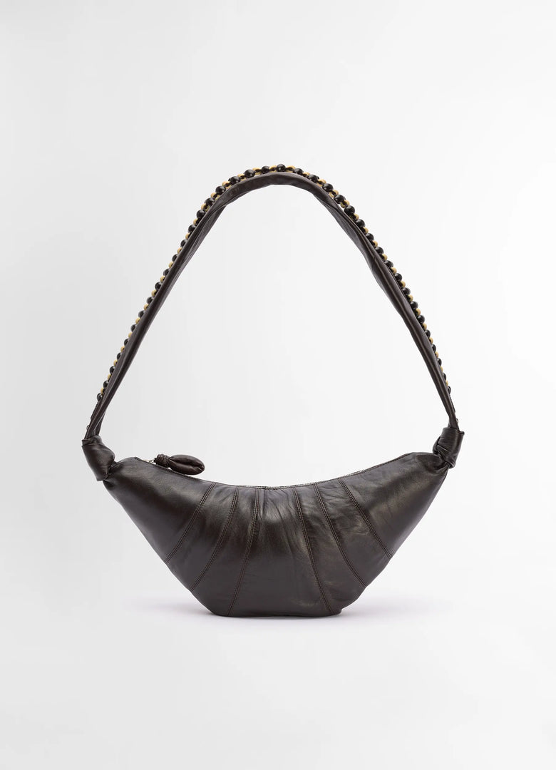 christophe lemaire SAC CROISSANT MEDIUM À PERLES